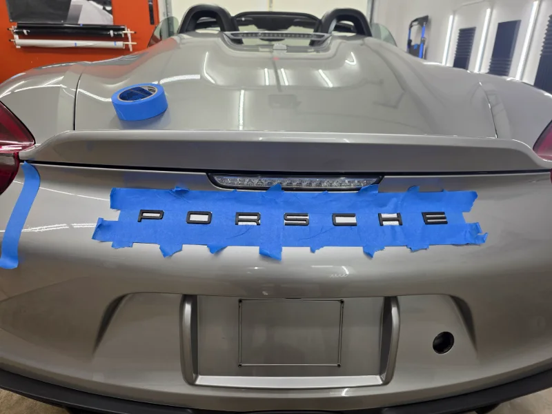 Badge removal for ppf install