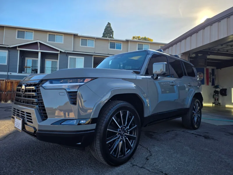 Completed 2026 Lexus GX550 with PPF, ceramic protection, and front window tint in Medford, Oregon.