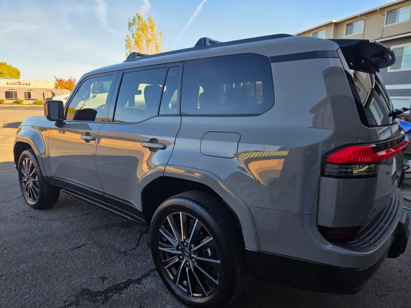 2026 Lexus GX550 ready after paint protection film, ceramic coating, and tint work in Medford, Oregon.